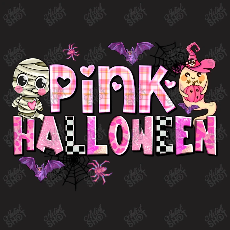 Pink Halloween T-Shirt - Image 5