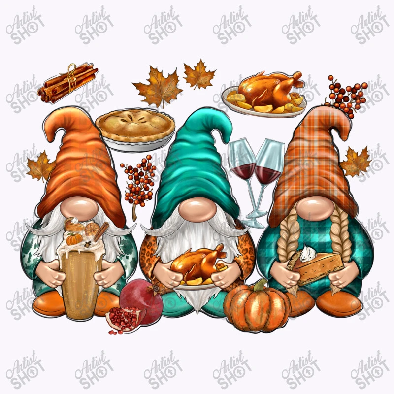 Thanksgiving Gnomes Tank Top - Image 5