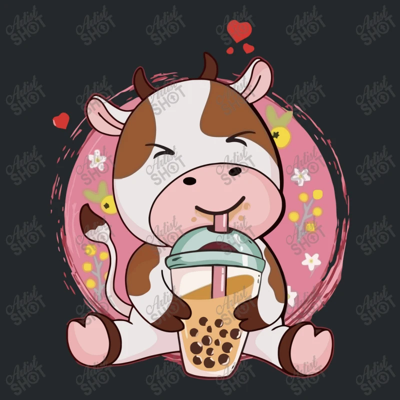 Baby Cow Boba Crewneck Sweatshirt - Image 5