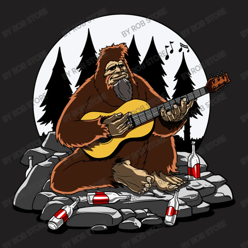 Bigfoot Mountain Camping Party T-Shirt - Image 5