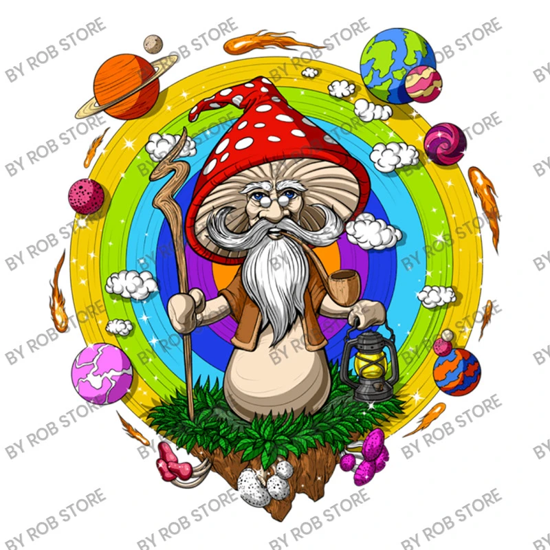 Magic Mushroom Wizard Crewneck Sweatshirt - Image 5