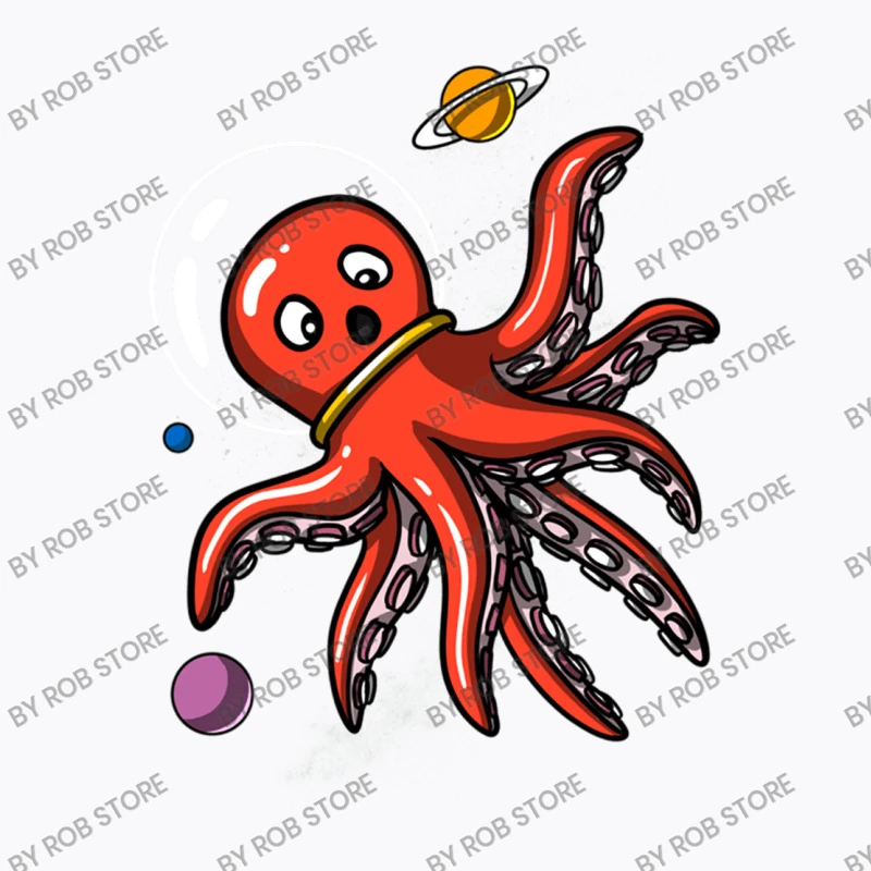 Space Octopus Astronaut T-Shirt - Image 5