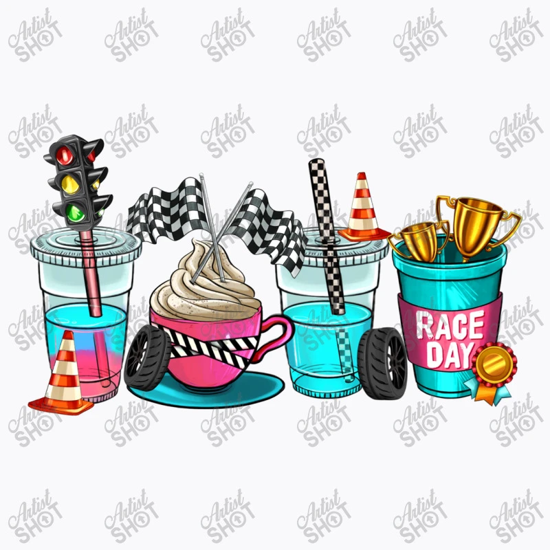 Race Day Coffe Cup T-Shirt - Image 5