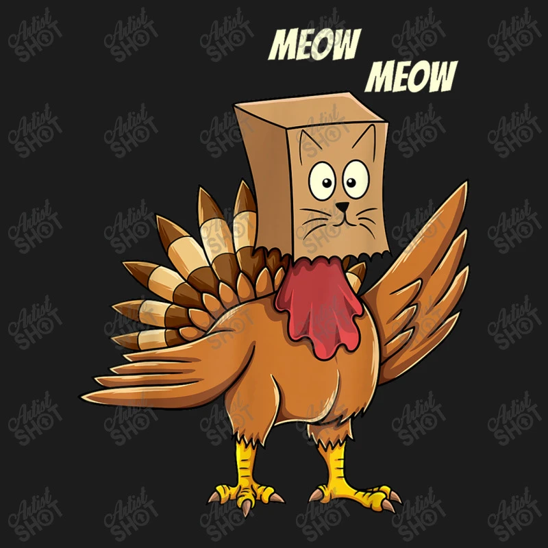 Thanksgiving Turkey Cat Meow Hoodie & Jogger Set - Image 4