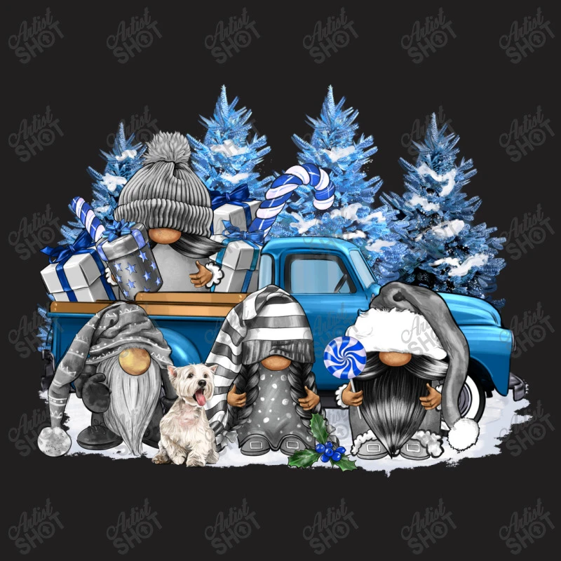 Merry Christmas Gnomies T-Shirt - Image 5