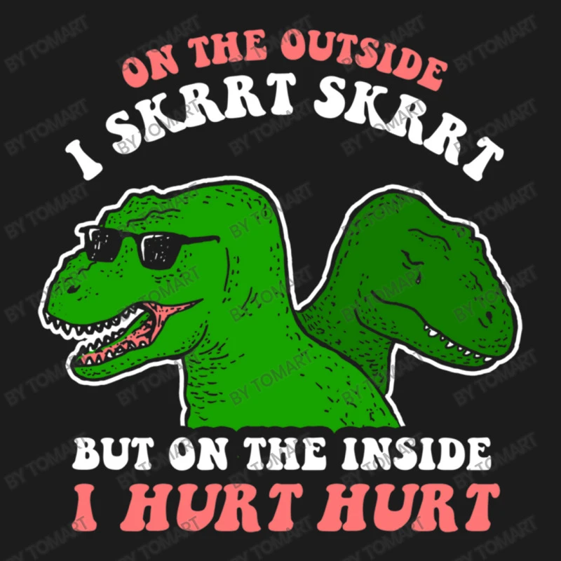 On The Outside I Skrrt Skrrt But On The Inside I H Hoodie & Jogger Set - Image 4