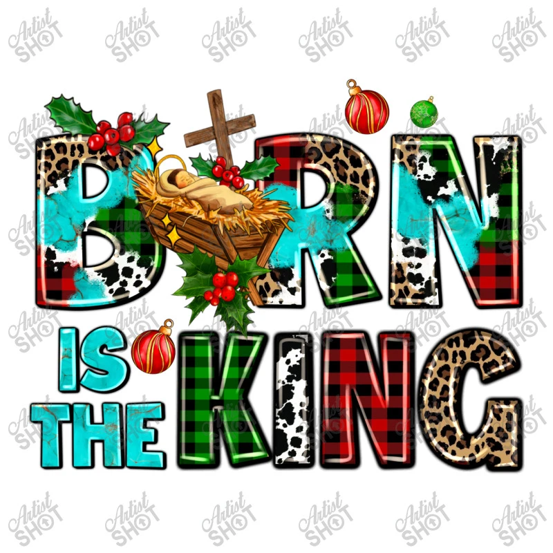 Born Is The King 3/4 Sleeve Shirt - Image 5