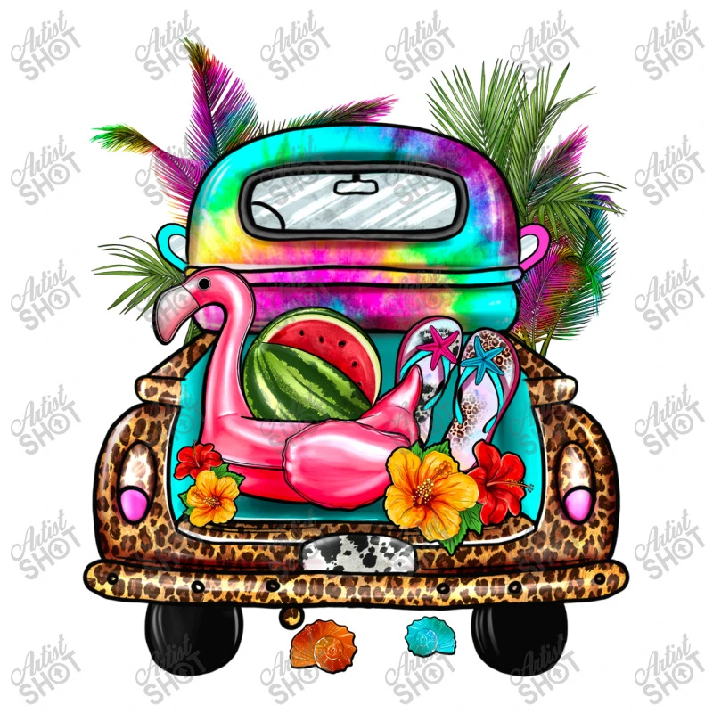 Summer Truck 3/4 Sleeve Shirt - Image 5