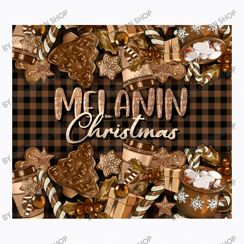 Melanin Christmas T-Shirt - Image 5