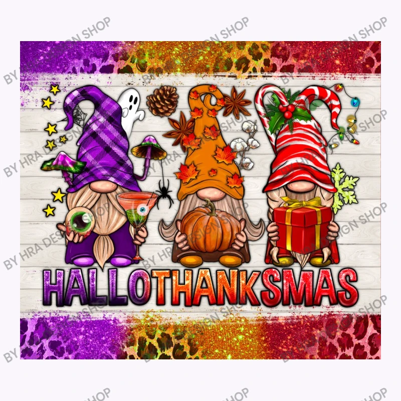 Hallothanksmas Gnome Tank Top - Image 5