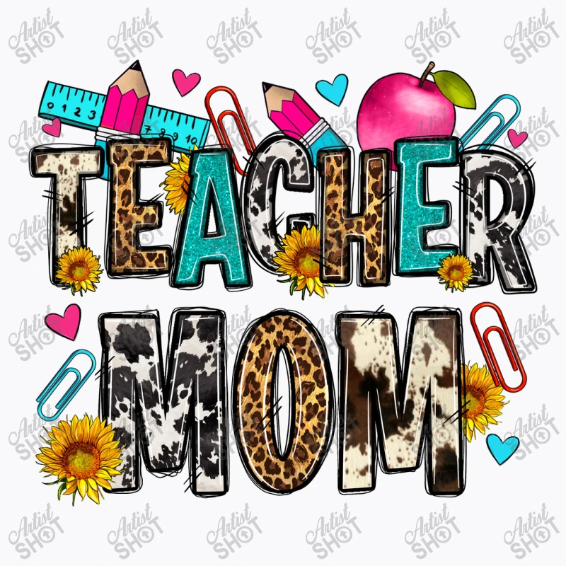 Teacher Mom T-Shirt - Image 5