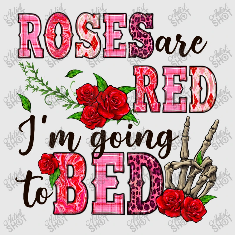 Roses Are Red I'm Going To Bed Hoodie & Jogger Set - Image 4