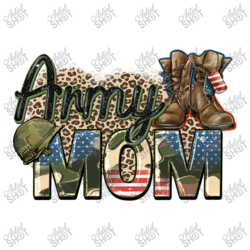 Army Mom 3/4 Sleeve Shirt - Image 5