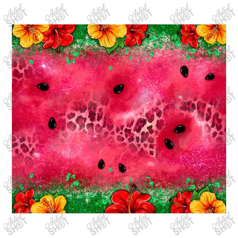 Watermelon Leopard 3/4 Sleeve Shirt - Image 5
