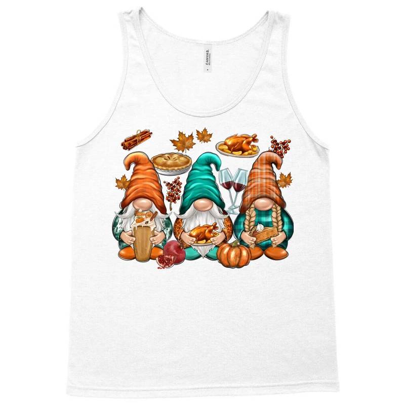 Thanksgiving Gnomes Tank Top - Image 3