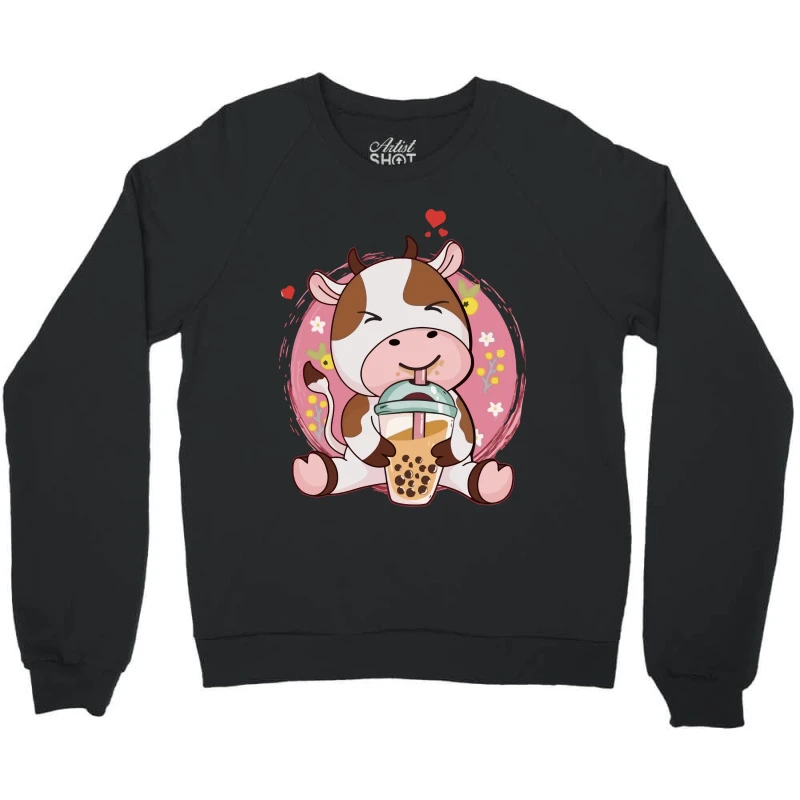 Baby Cow Boba Crewneck Sweatshirt - Image 3