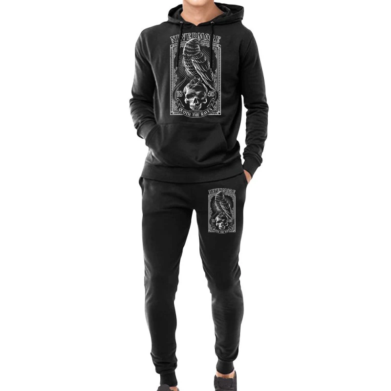 Edgar Allen Poe The Raven Nevermore Hoodie & Jogger Set