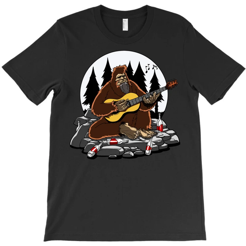 Bigfoot Mountain Camping Party T-Shirt - Image 3