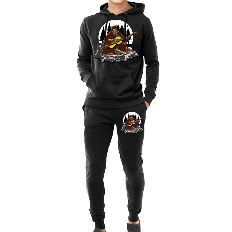 Bigfoot Mountain Camping Party Hoodie & Jogger Set