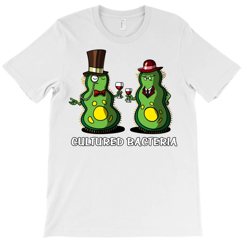 Biology Cultured Bacteria T-Shirt - Image 3