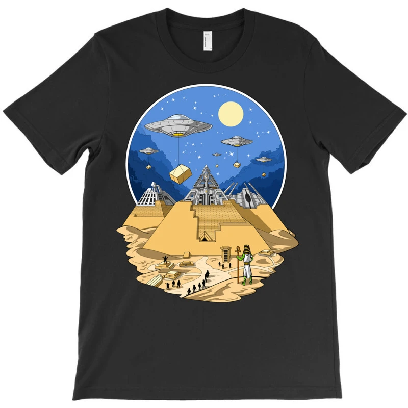 Egyptian Pyramids Space Aliens T-Shirt - Image 3