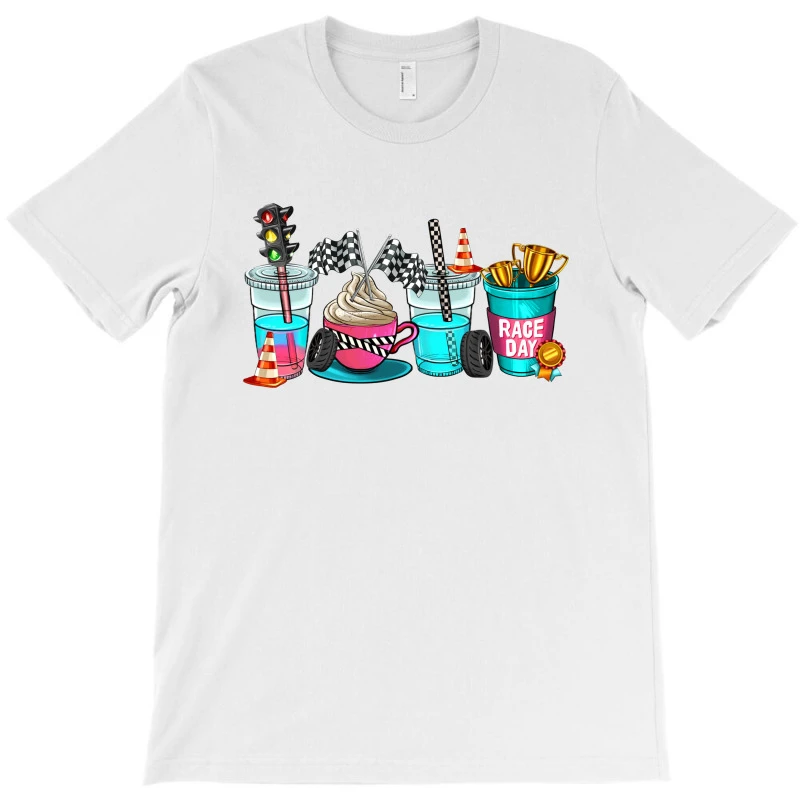 Race Day Coffe Cup T-Shirt - Image 3