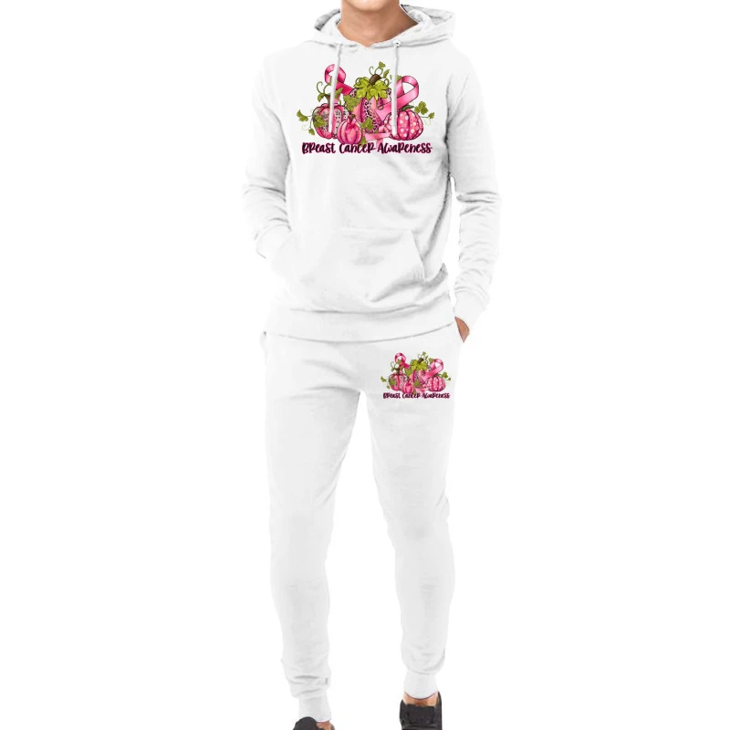 Breast Cancer Awareness Pumpkins Hoodie & Jogger Set