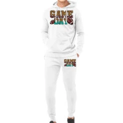 Western Glitter Game Day American Football Hoodie & Jogger Set