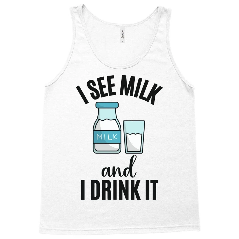 Womens Milk Tank Top - Image 3