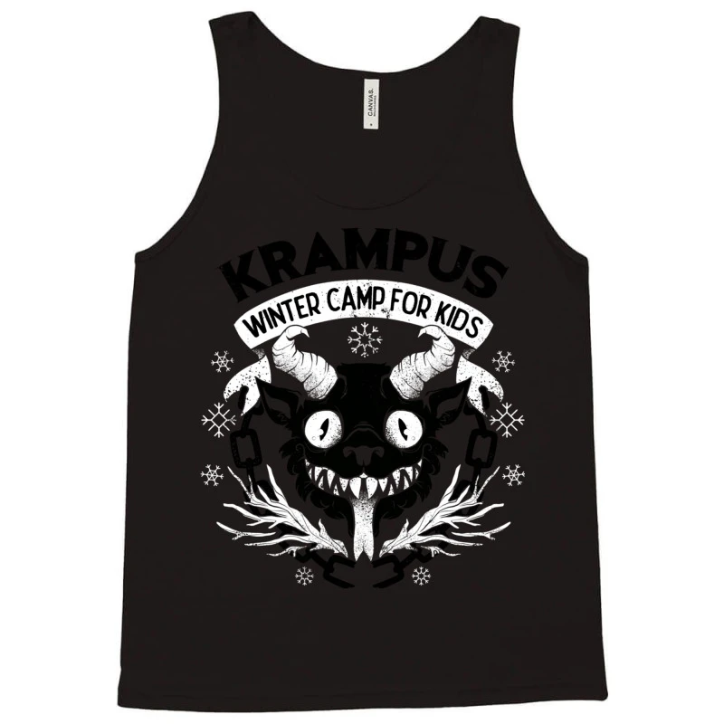 Krampus Winter Camp For Kids Tank Top - Image 3