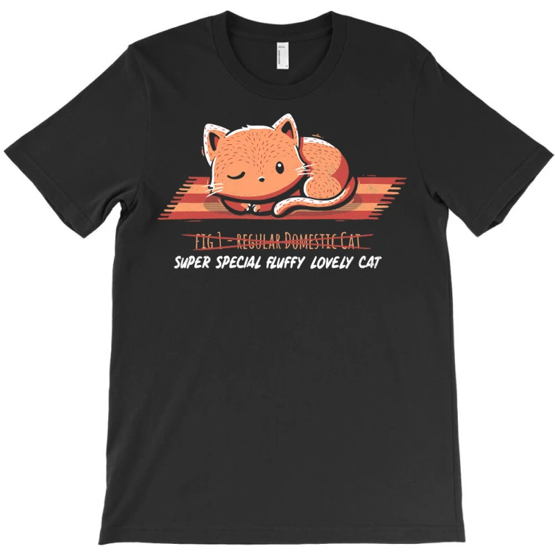 Not A Regular Domestic Cat Red T-Shirt - Image 3