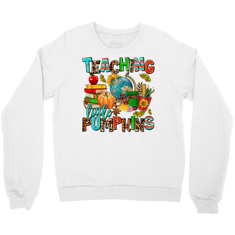 Christmas Jolly Teachers Crewneck Sweatshirt - Image 3