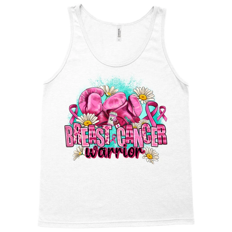 Breast Cancer Warrior Tank Top - Image 3