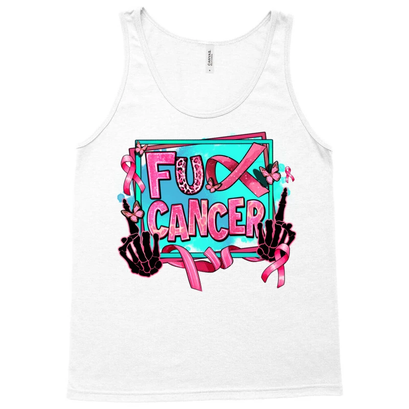 Fuck Cancer Tank Top - Image 3
