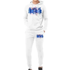 I Am A Survivor Colon Cancer Blue Ribbon Hoodie & Jogger Set
