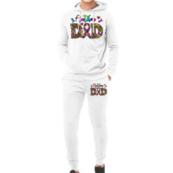 Rainbow Colors Autism Dad Hoodie & Jogger Set