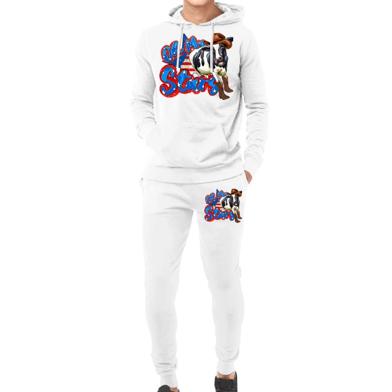 Oh My Stars Cow Hoodie & Jogger Set