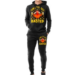 Time To Get Basted Turkey Hoodie & Jogger Set