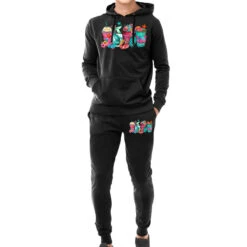 Mermaid Tail Coffee Cups Hoodie & Jogger Set