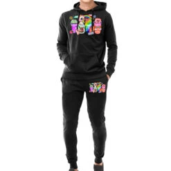 Unicorn Coffee Cups Hoodie & Jogger Set