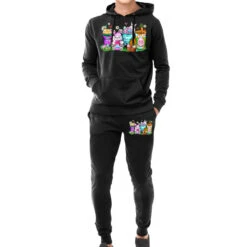 Easter Coffee Cups Hoodie & Jogger Set