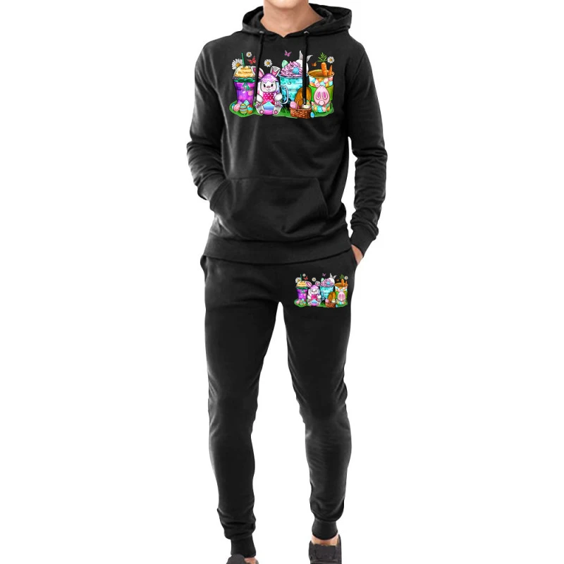 Easter Coffee Cups Hoodie & Jogger Set