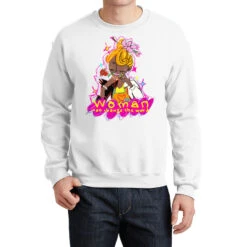 Woman Can Change The World Sublimation Crewneck Sweatshirt