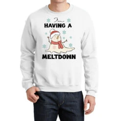 I'm Having A Meltdown Svg Crewneck Sweatshirt