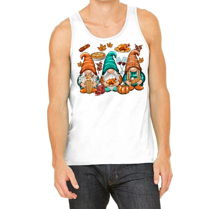 Thanksgiving Gnomes Tank Top