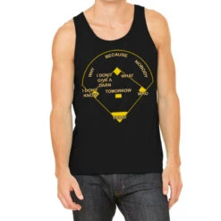 Who's On First Diagram Ballfield Tank Top