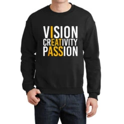 Vision Creativity Passion Crewneck Sweatshirt