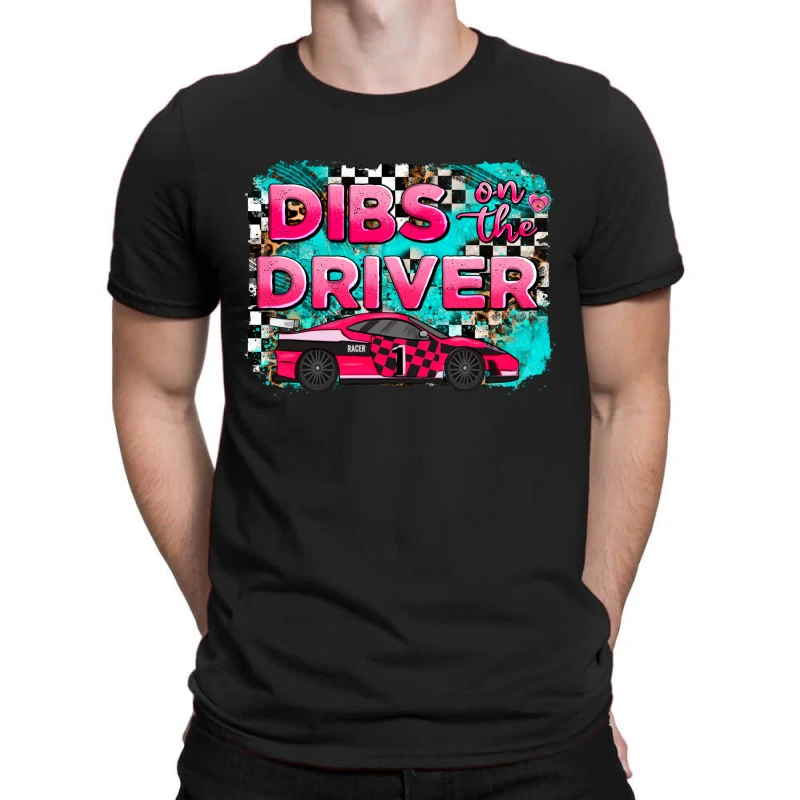 Dibs On The Driver Background T-Shirt