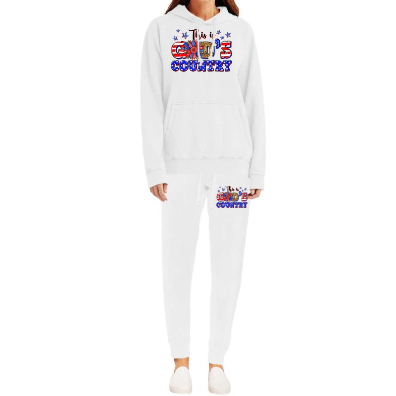 This Is God's Country 4th Of July Hoodie & Jogger Set - Image 2