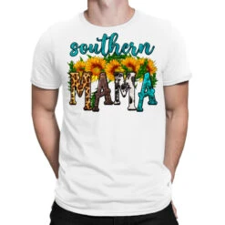 Southern Mama With Sunflowers T-Shirt